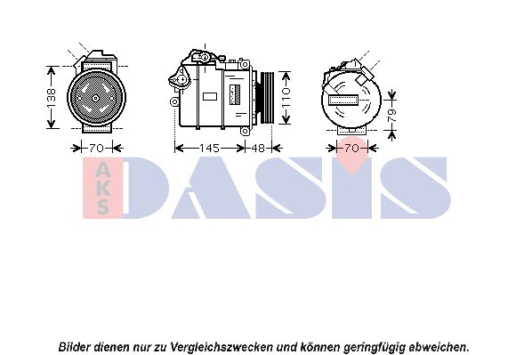 AKS DASIS Kompressor,kliimaseade 850358N